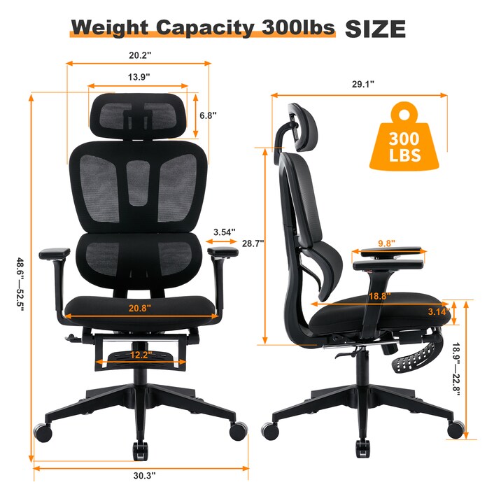 Office chair footrest 2025 attachment